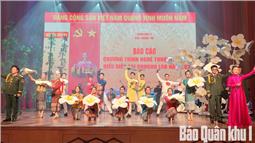 Quân khu giao nhiệm vụ đoàn biểu diễn nghệ thuật tại Lào